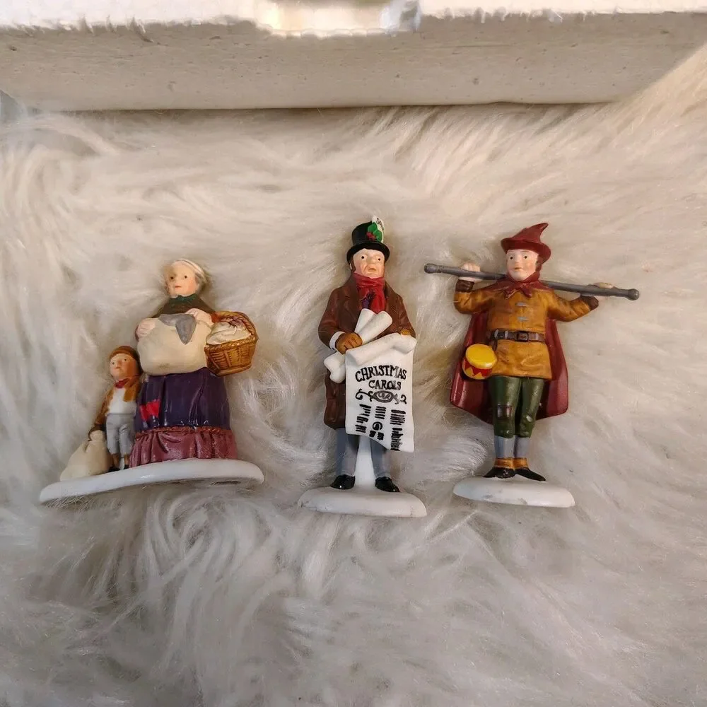 Dept. 56 Heritage Village Portobello Road Peddlers Set Of 3 5828-9 P